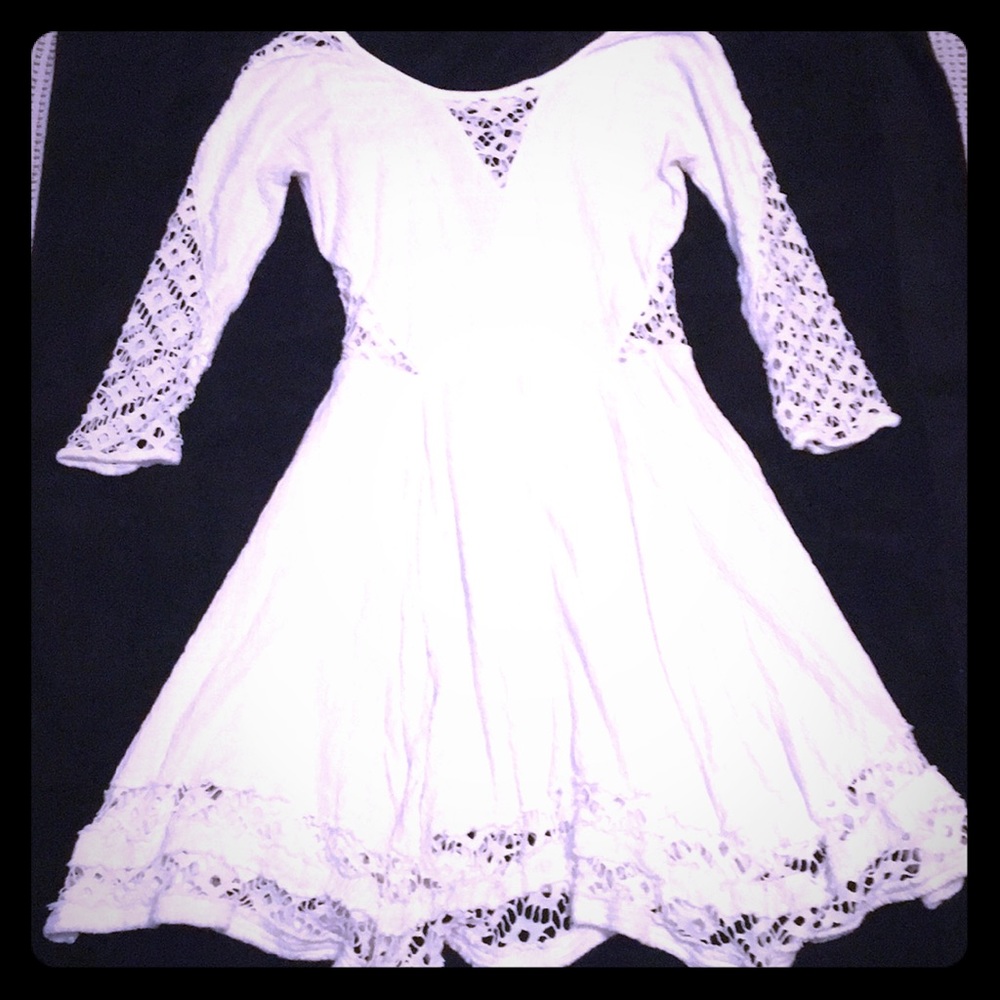 Free People Boho White Dress